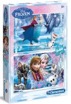 Okładka książki Puzzle 2x60 Kraina Lodu