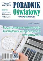 Okładka książki Roczna sprawozdawczość budżetowa w jednostkach oświatowych