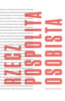 Okładka książki Rzeczypospolita osobista