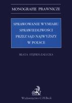 Okładka książki Sprawozdanie wymiaru sprawiedliwości przez Sąd Najwyższy w polsce