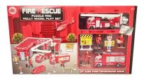 Opakowanie Straż pożarna metalowa Zestaw remiza strażacka