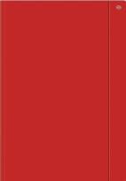 Opakowanie Teczka z gumką A4+ jednokolorowa czerwona (10szt)