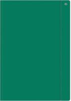 Opakowanie Teczka z gumką A4+ jednokolorowa zielona (10szt)