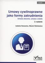 Okładka książki Umowy cywilnoprawne jako forma zatrudnienia