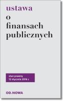 Okładka książki Ustawa o finansach publicznych
