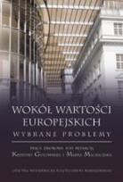 Okładka książki Wokół wartości europejskich. Wybrane problemy