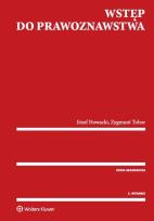 Okładka książki Wstęp do prawoznawstwa