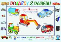 Okładka książki Wycinam składam sklejam Pojazdy z papieru