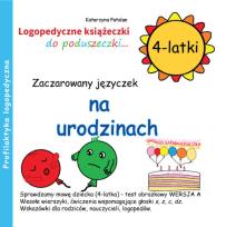 Okładka książki Zaczarowany języczek na urodzinach 4 latki