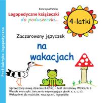 Okładka książki Zaczarowany języczek na wakacjach 4 latki