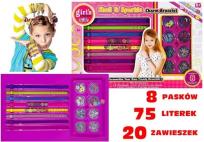 Opakowanie Zestaw bransoletek paski z zawieszkami Imiona