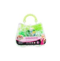 Opakowanie Zestaw koralików w plastikowej torebeczce zielony