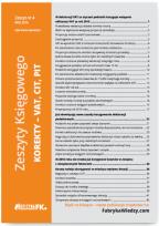 Okładka książki Zeszyty Księgowego nr 4 Korekty VAT, CIT, PIT