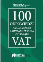 Opakowanie 100 odpowiedzi na najczęściej zadawane pytania dotyczące VAT
