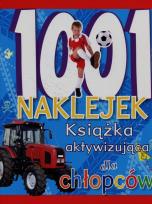 Okładka książki 1001 naklejek. Książka aktywizująca dla chłopców