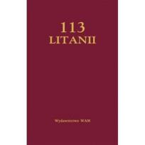 Okładka książki 113 Litanii bordo