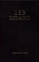 Okładka książki 113 litanii czarne