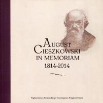 Opakowanie August Cieszkowski In memoriam 1814-2014