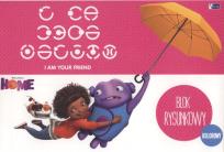 Opakowanie Blok rysunkowy A4 z kolorowymi kartkami Home 20 kartek 10 sztuk mix