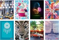 Opakowanie Brulion na spirali A5/70K kratka Chillout (4szt)