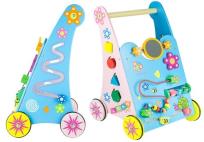 Opakowanie Chodzik pchacz drewniany z multifunkcyjnym panelem