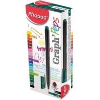 Opakowanie Cienkopis Graph Peps ciemnozielony 12 sztuk