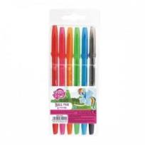 Opakowanie Długopisy z zatyczką 6 kolorów My Little Pony