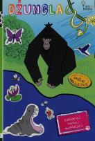 Okładka książki Dżungla Koloruj maluj naklejaj
