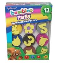 Opakowanie Farby do malowania palcami 12 kolorów