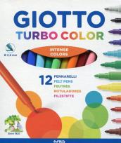 Okładka książki Giotto Flamastry Turbo Color 12 sztuk