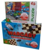 Opakowanie Gra - Warcaby + puzzle gratis ALEX