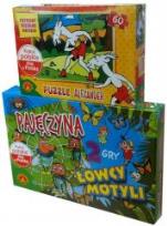 Opakowanie Gry - Pajęczyna/Łowcy motyli + puzzle gratis ALEX