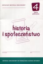 Okładka książki Historia i społeczeństwo 4 Dotacyjny materiał ćwiczeniowy