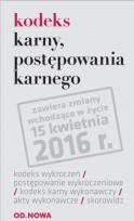 Okładka książki Kodeks karny, postępowania karnego 02/2016 folia