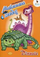 Okładka książki Kolorowanki wodne. Dinusie