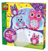 Opakowanie Koralikowe prasowanki - sowa