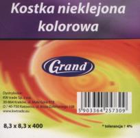 Opakowanie Kostka kolorowa nieklejona Grand 400 kartek