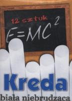 Opakowanie Kreda biała niebrudząca 12 sztuk