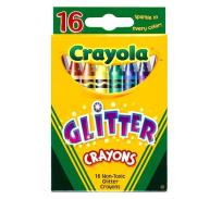 Opakowanie Kredki brokatowe 16 kolorów CRAYOLA