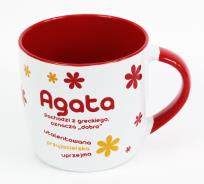 Opakowanie Kubek Imienny Agata