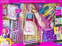 Opakowanie Lalka Malowanie Włosów Projektowanie Własnej Mody