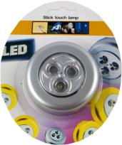 Opakowanie Lampka samoprzylepna 3 LED 3xAAA