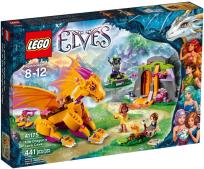 Okładka książki Lego Elves Jaskinia Smoka Ognia