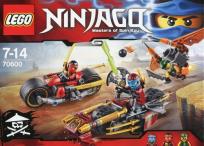 Okładka książki Lego Ninjago Pościg na motocyklu
