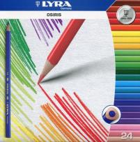 Opakowanie Lyra Kredki trójkątne Osiris 24 sztuki
