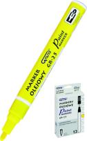 Opakowanie Marker olejowy Grand GR-25 żółty 12 sztuk