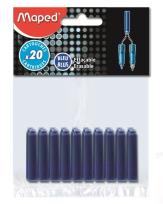 Opakowanie Naboje do piór niebieskie 20 sztuk