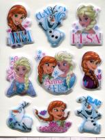 Opakowanie Nalepki Puffy Kraina Lodu