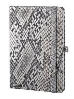 Opakowanie Notes A5 Snake Sharmer szary kratka