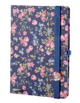 Opakowanie Notes A6 Bloomy Rose niebieski kratka